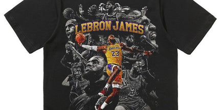 NBA Star Retro T-Shirt - Curry Kobe Morant Rose