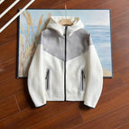 Gray white coat