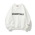 S / Round neck white