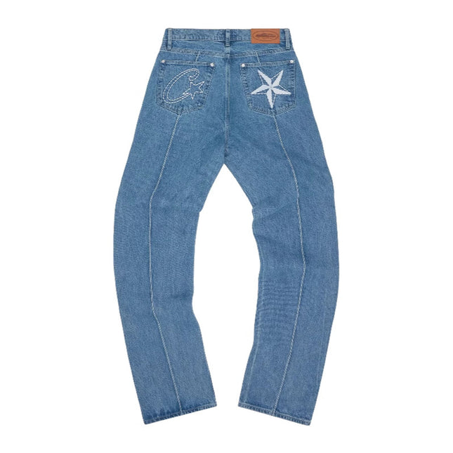 Corteiz C-Star Denim
Trucker Jacket Tracksuit