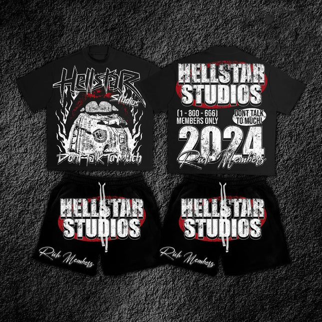 Crew Neck T-Shirt & Shorts Set