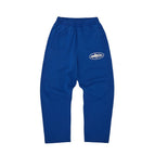 Colored blue sweatpants