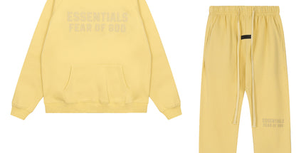 ESSENTIALS fleece Hooded Set