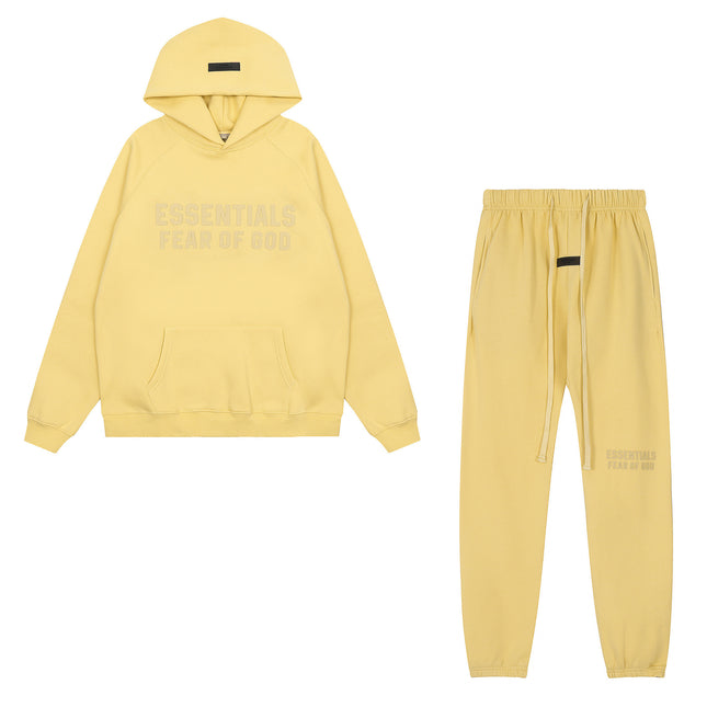 ESSENTIALS fleece Hooded Set