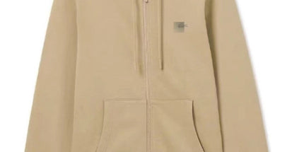 Check Pattern Hooded Zip Pullover