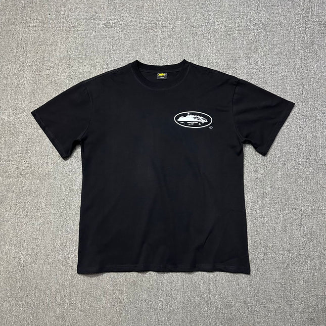 240g Unisex Letter Logo T-Shirt