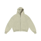 Creme-gelbe Strickjacke