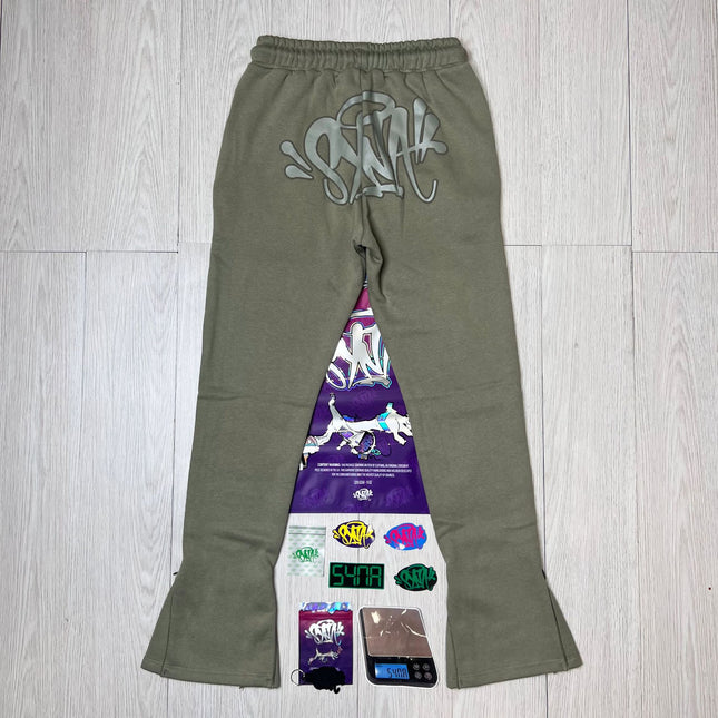 High Quality Syna Hip Hop Foam Print T-Shirt Set