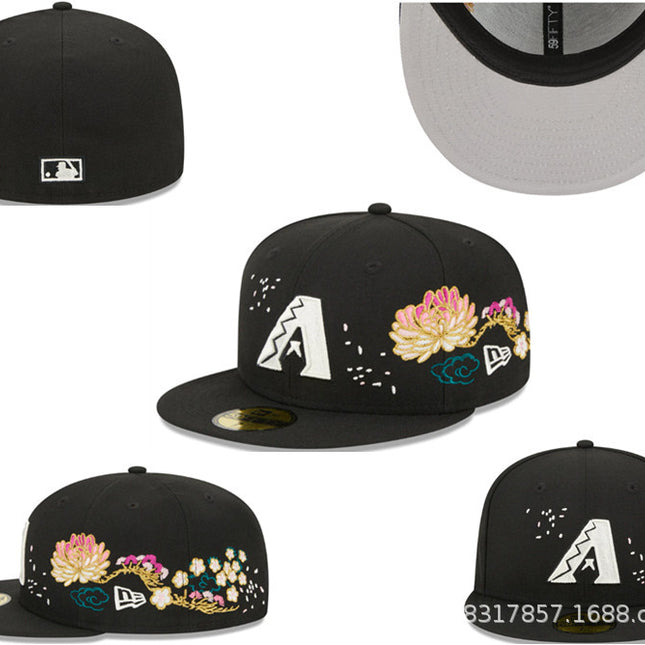 Unisex Flat-Brim Baseball Cap