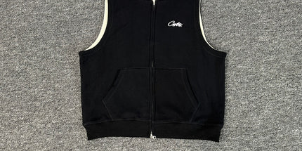 Streetwear Zipper Vest and Shorts Set