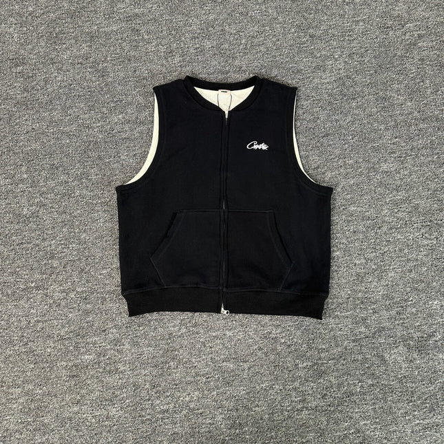 Streetwear Zipper Vest and Shorts Set