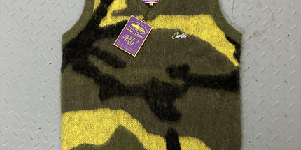 Corteiz Mohair Knit Vest Sweater