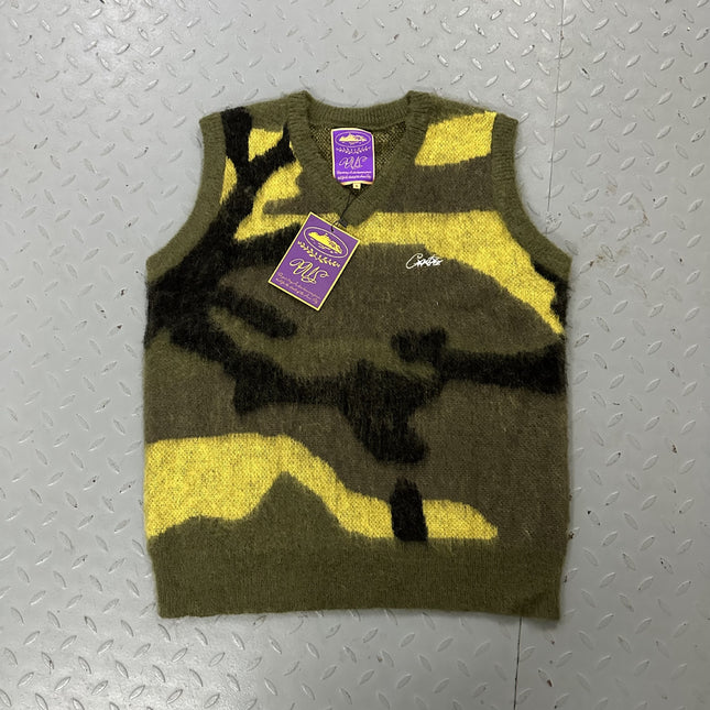 Corteiz Mohair Knit Vest Sweater
