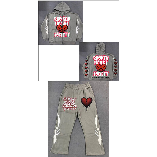 Y2K hip hop streetwear loose men's and women's fits