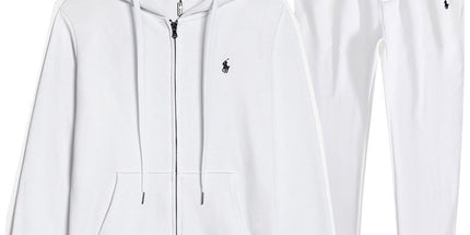 RL Pony Embroidered Zip Hoodie & Sweatpants Set