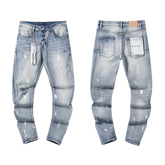 Ripped Jeans foreign high street wear