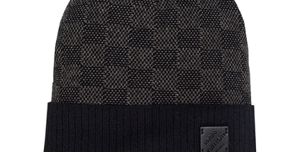 Classic Leather Label Unisex Knitted Beanie