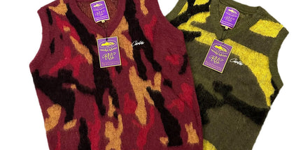 Corteiz Mohair Knit Vest Sweater