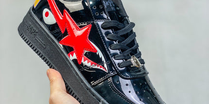 Patent Low-Top Casual Sneakers