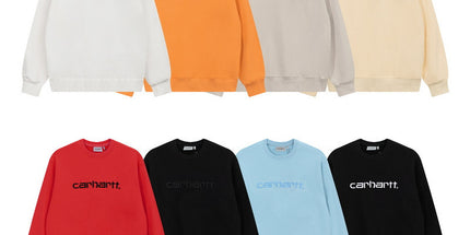 Retro Loose Crew Neck Sweatshirt for Couples