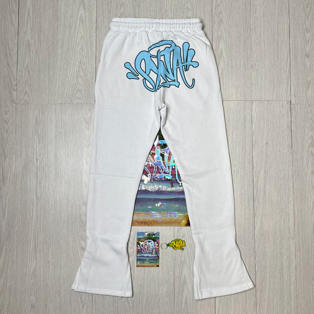 High Quality Syna Hip Hop Foam Print T-Shirt Set