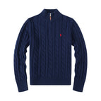 6009 Half Zipper Royal Blue