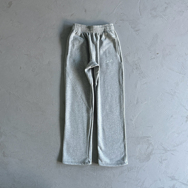 Men's Street Hip Hop Embroidered Knit Sweatpants