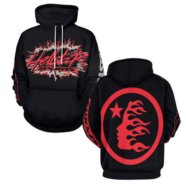Loose long sleeve hoodie sweatshirt
