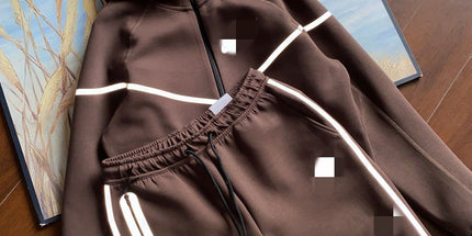 hooded tech fleece zipper suit