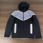 Black and gray coat