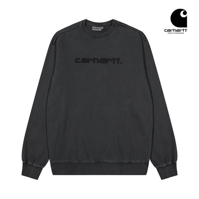 Retro Loose Crew Neck Sweatshirt for Couples