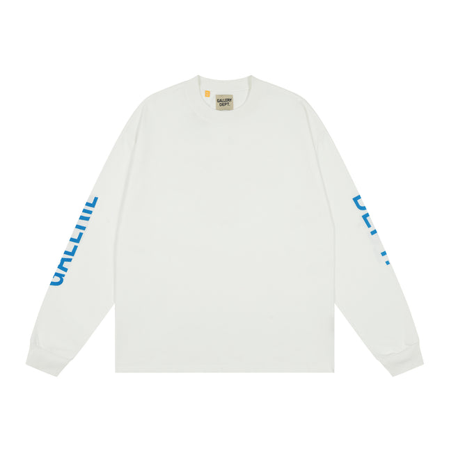 GALLERY DEPT Cotton Loose Long Sleeve Letter Tee