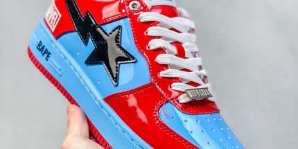 Patent Low-Top Casual Sneakers