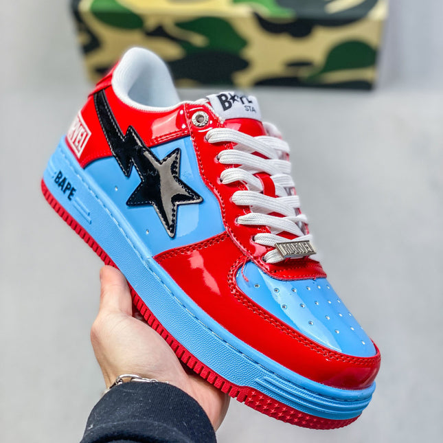 Patent Low-Top Casual Sneakers