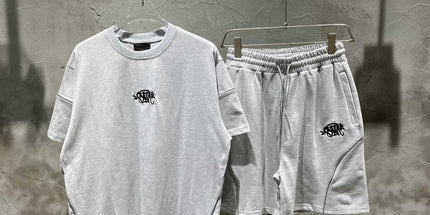 Reflective Embroidery T-Shirt & Shorts Set
