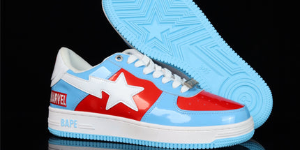 Patent Low-Top Casual Sneakers