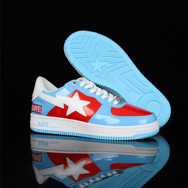 Patent Low-Top Casual Sneakers