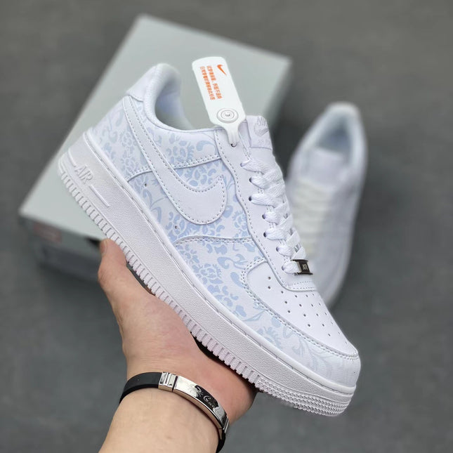 Air Force 1 White Hook Sneakers
