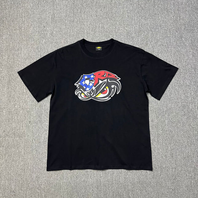240g Unisex Letter Logo T-Shirt