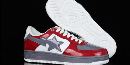 Patent Low-Top Casual Sneakers
