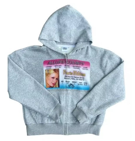 Y2K Gothic Zip Sweatshirt