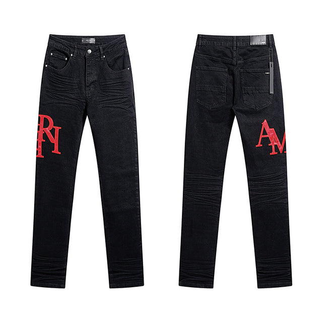 High Street Ripped Vintage Straight Jeans