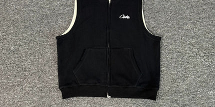 Streetwear Zipper Vest and Shorts Set