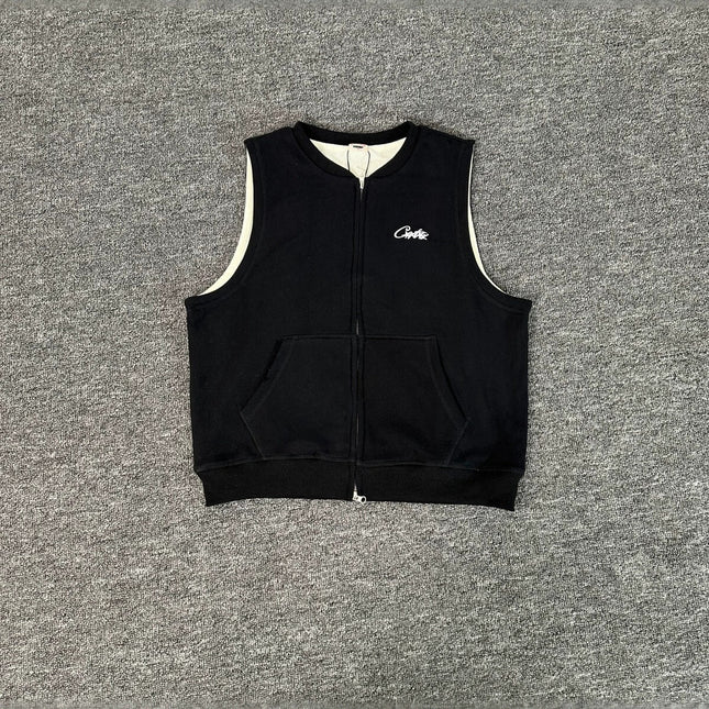 Streetwear Zipper Vest and Shorts Set