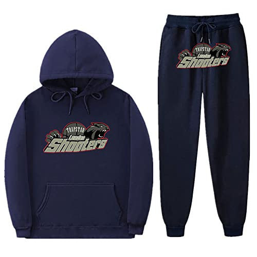 Unisex Trendy Hooded Fleece Sweatshirt Sports Suit
