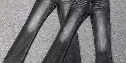 vintage hole slim stretch jeans