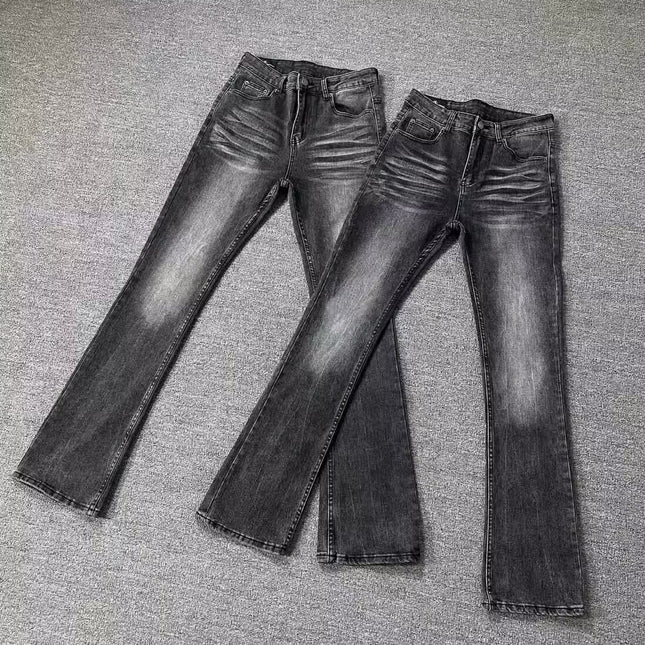 vintage hole slim stretch jeans