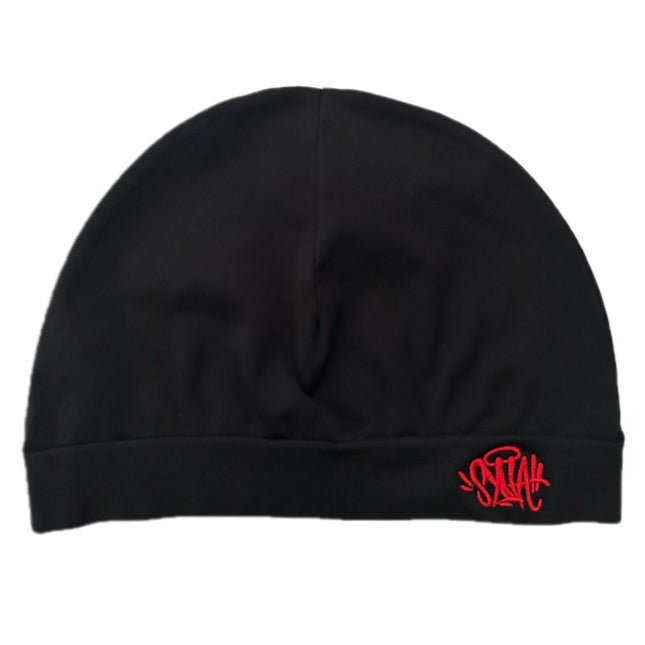 Vintage Embroidered Skull Knit Hat
