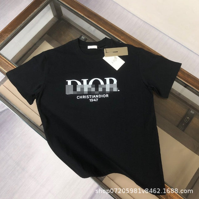 Vintage Print Cotton T-Shirt