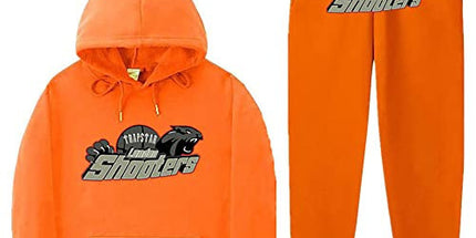 Unisex Trendy Hooded Fleece Sweatshirt Sports Suit
